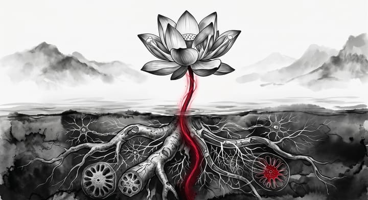 red thread zen: passion as substrate